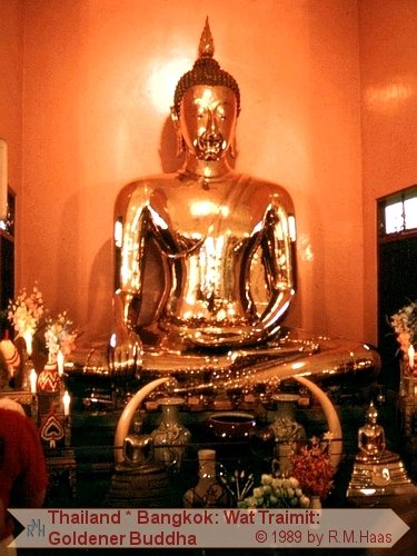 Goldener Buddha